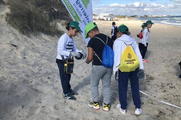 Measuring the beach